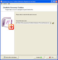 OneNote Recovery Toolbox