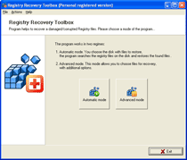 Registry Recovery Toolbox screen shot